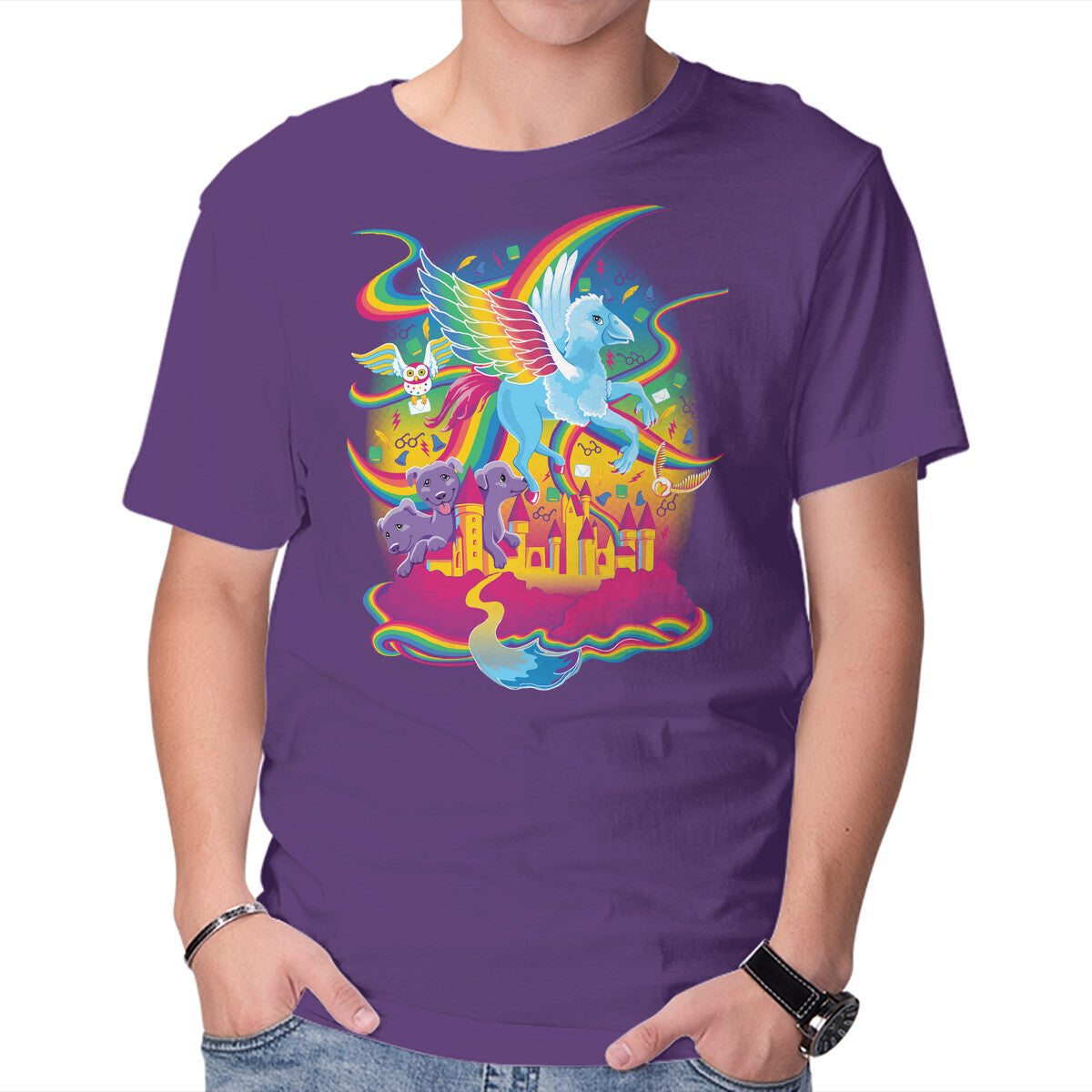 Unisex Crew Neck T-Shirt Harry Frank Graphic Short Sleeve Casual Tee XXL