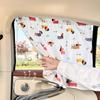 1PC Car Side Window Privacy Curtain Shade Shade Car Inside Windshield Summer Sun Protection Cute Cartoon Children Shade Curtain