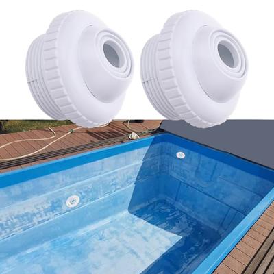 2Pcs Einstellbare Pool Jet Düsen Directional Flow Augapfel Einlass Jet 36893 Zoll Gewinde Langlebig Kunststoff SPA