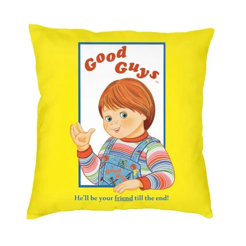 

Чехол на подушку Good Guys Child s Play Кукла Чаки Мягкая роскошная декоративная подушка для дома 55x55cm