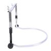 Harmonica Holder Adjustable Alloy Steel Professional Harmonica Neck Holder for 10 Hole 24 Hole Harmonicas Silver with