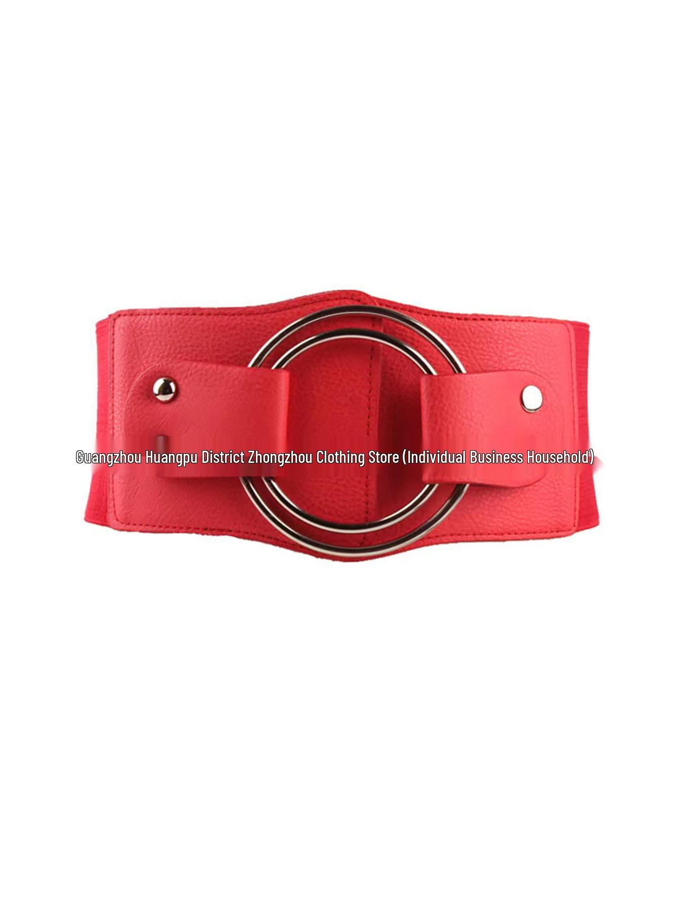 

Women s Wide Elastic Waist Belt - Versatile Decorative Fashion Accessory for Skirts, Coats, Sweaters, and Suits. 72 cm червоний