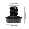 Billiard Bottom Plug Cue Rubber Bumper for Playing Club Pool Table