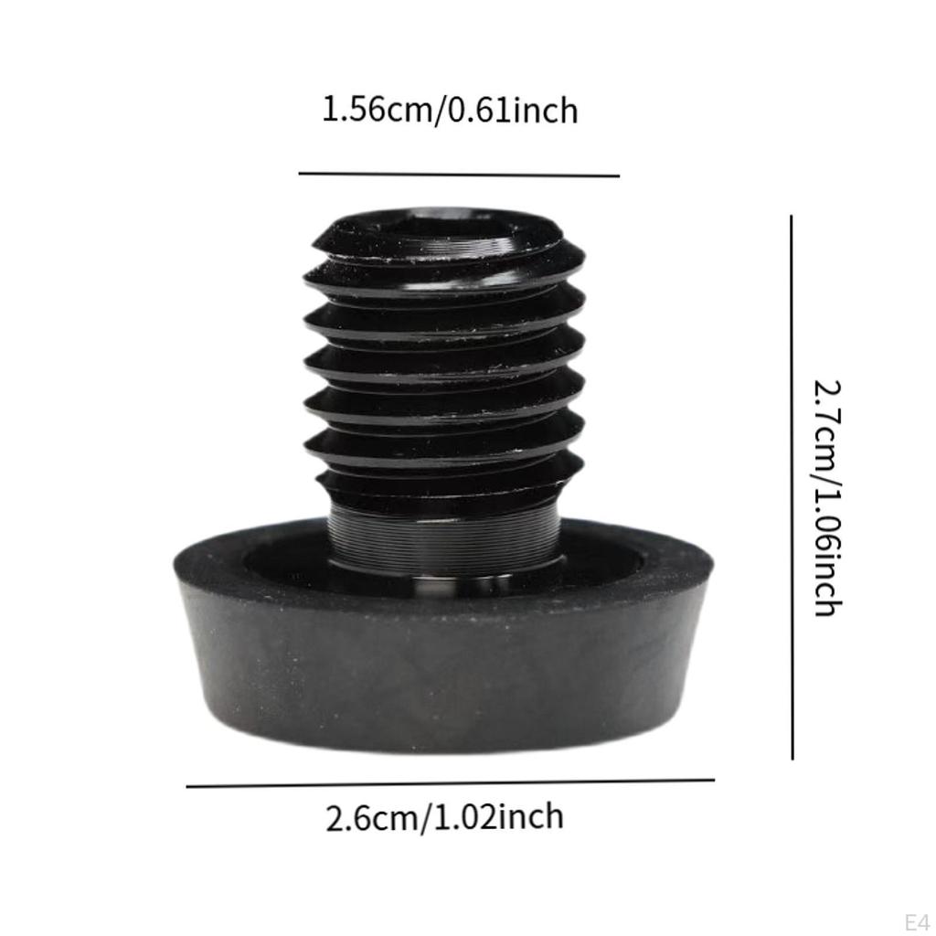 Billiard Bottom Plug Cue Rubber Bumper for Playing Club Pool Table
