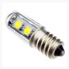 E14 LED Energy-saving Refrigerator Lamp, 220V, 1W, 7 LED SMD, Transparent Lampshade, T15, for Range Hoods and Thumb Lights.