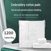 Tattoo Make-up Entferner Fussel-freie Wattepads - 1200 Stück mit Aufbewahrungsbox