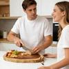 Wooden Cutting Board Irregular Shape Tray 0.98in Thickness Double-Sided Wooden Chopping Board Dishwasher Safe for Fruit