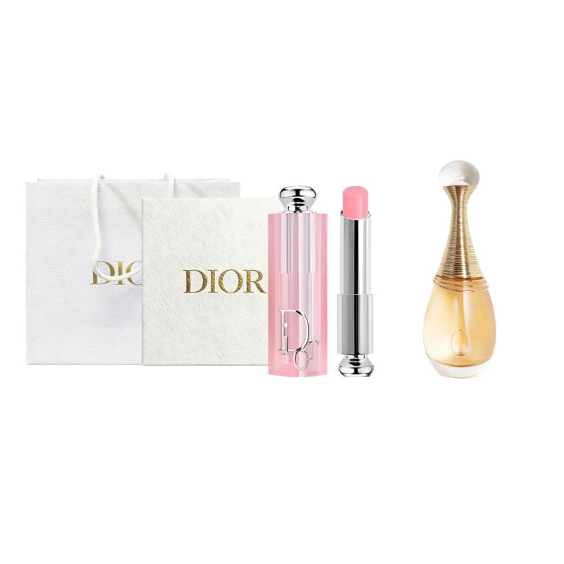 

DIOR Perfume Charming Color Changing Lip Balm + Really Fragrance Ace Makeup Set Gift Box Gift Bag Edition EDP EDP Floral Fragrance Creamy Moisturizing розовый
