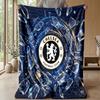 Chelsea FC Theme blanket Soft Flannel Blanket Plush Throw Blanket Cozy Sofa Bed Blanket for Home Decor