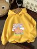 Kuscheliges Capybara Kinder Kapuzenshirt Sommer Süß Cartoon Rundhals Jungen Mädchen 3-14
