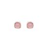 Silver Needle Korean Style High-End Jelly Color Geometric Earrings – Sweet, Fresh, Versatile Square & Round Stud Design
