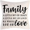 Farmhouse Decorative Pillow Covers Set of 4 Home Sweet Home pirational Quotes FarmhouseThrow Pillow Covers Cushion Cover 18 x 18 Inch for Sofa