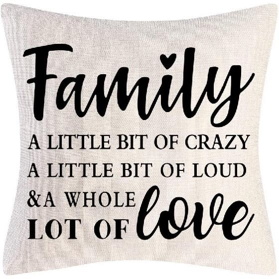 Farmhouse Decorative Pillow Covers Set of 4 Home Sweet Home pirational Quotes FarmhouseThrow Pillow Covers Cushion Cover 18 x 18 Inch for Sofa