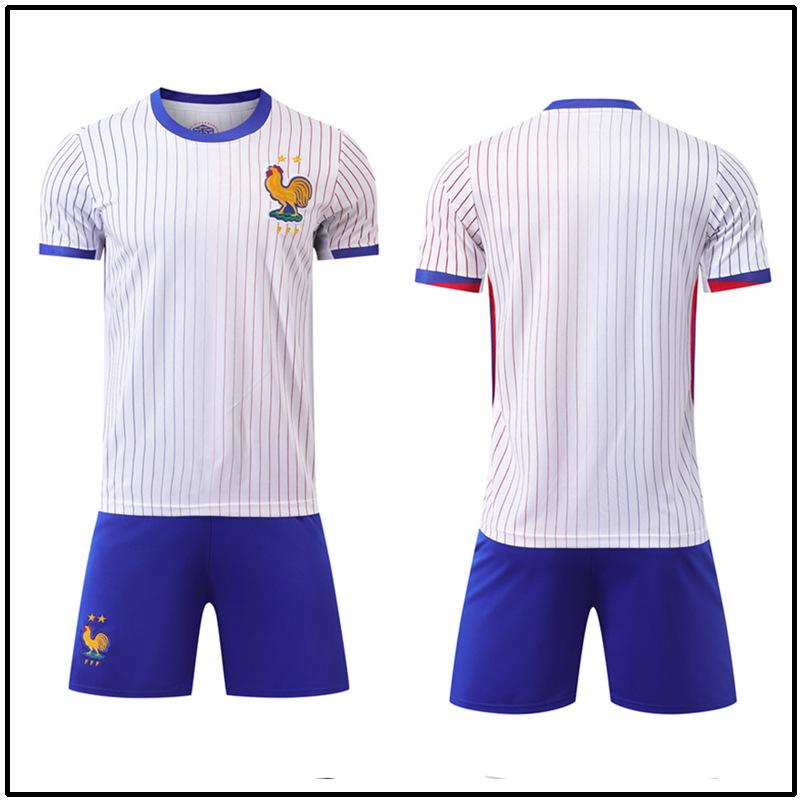 

24-25B France Away Training Jersey Football Jersey Children S Jersey Children S Clothing Adult Size 16-3Xl 16 yards/100