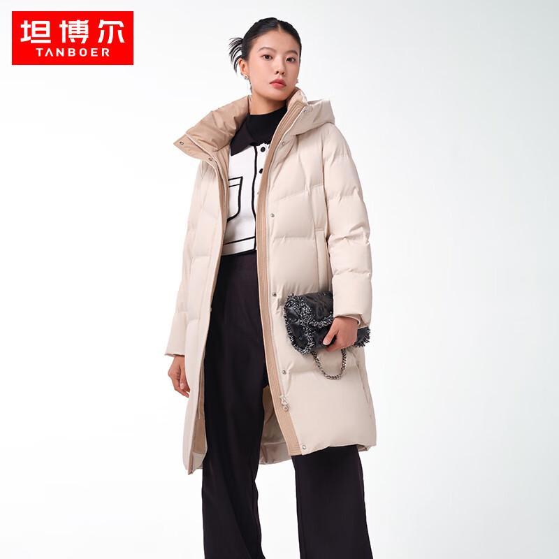 

Tanbor Women s Mid-Length Hooded 90% Down Jacket TB231760 170
