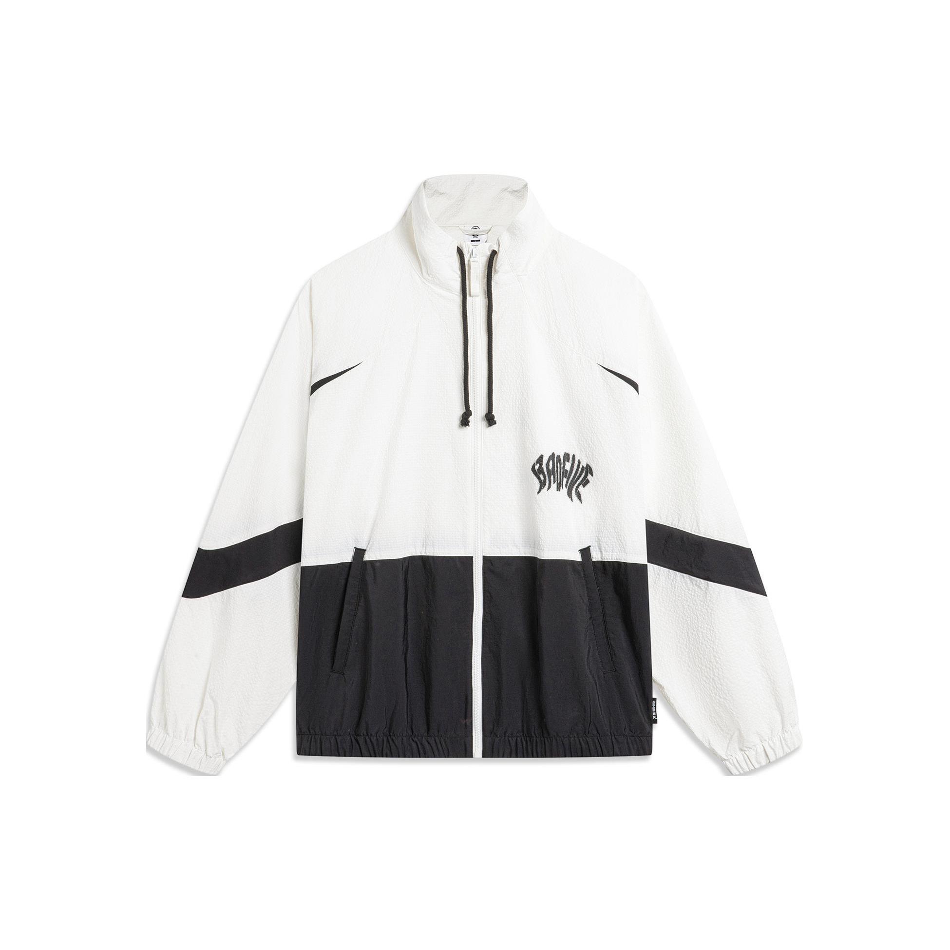 Li-Ning BadFive Hoops Graphic Jacket White Black Men s AFDU419-2 L