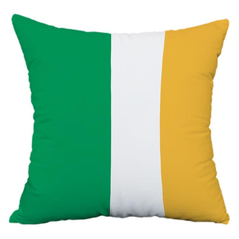 Green and Yellow Geometric Pillowcase Dormitory Decoration Office Living Room Sofa Home Pillowcase