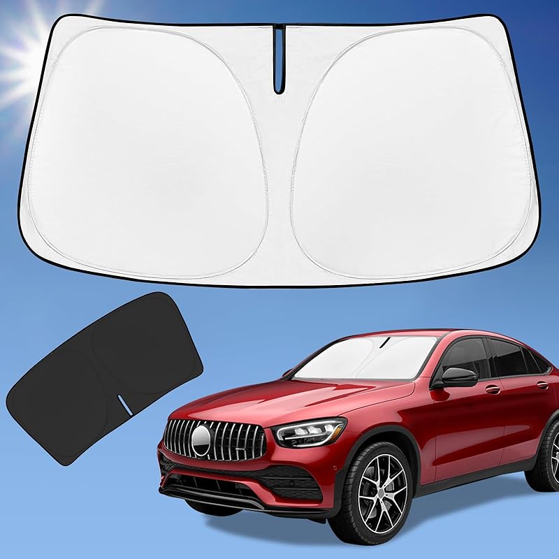 For Toyota Tacoma 2016- 2024 2025 2026 Sun Shade Sunshade Windshield Cover - 4 Layers Front Window Shade  Fit Tacoma 2Dr 4Dr Pickup Sun Visor 240T