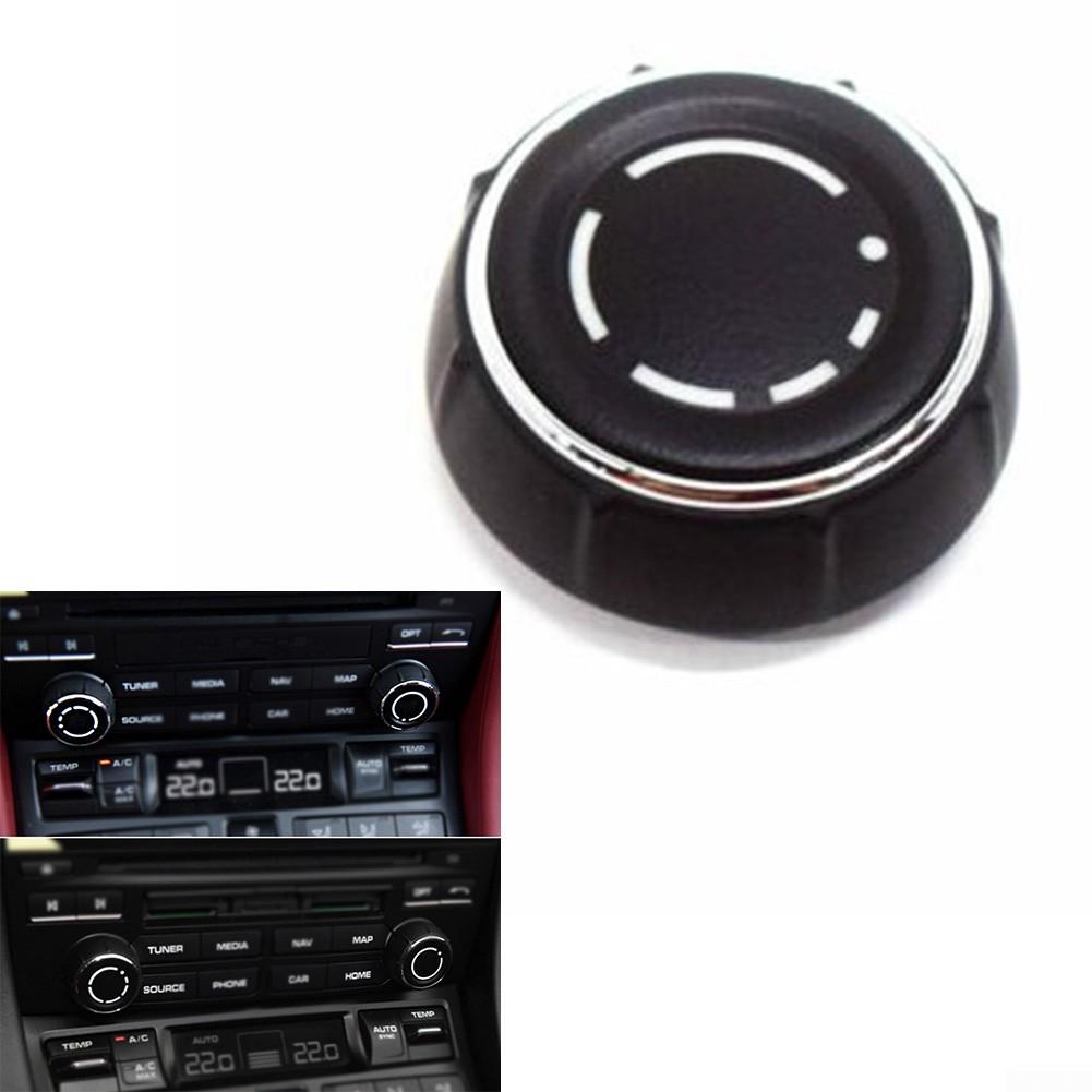 1ks Volume Knob Black For Macan Plast Silver 97064292901