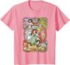 Heißes Mode Casual Disney Prinzessin Klassische Cartoon Gruppe Collage T-Shirt S-4XL Vier Jahreszeiten