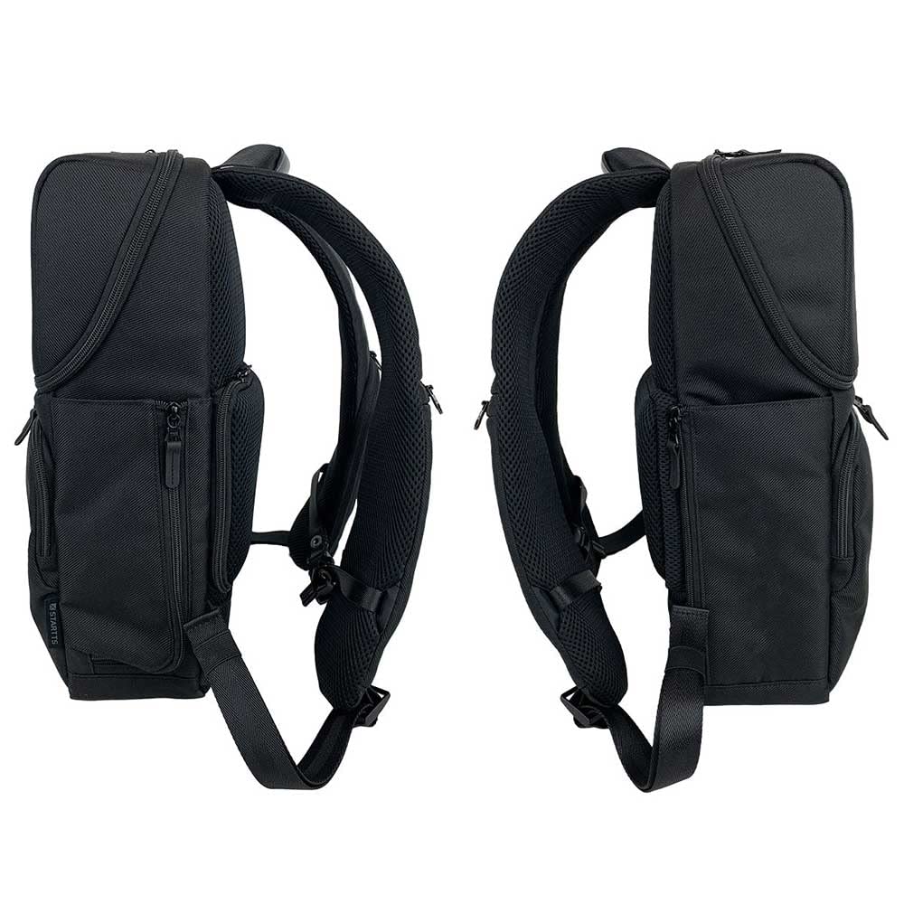 STARTTS STYLE RUCKSACK Backpack with Harness Pocket, Medium, Navy, KF-03-NV