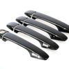 Decoration Car Door Handle Cover For Toyota Venza 2008~2017 AV10 Glossy Black Pad Sticker Overlay Styling Accessories