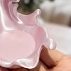 jijijing 3D Printed Jewelry Tray, Water Splash Design Organizer for Rings, Earrings, Necklaces, Pearlescent Storage Box