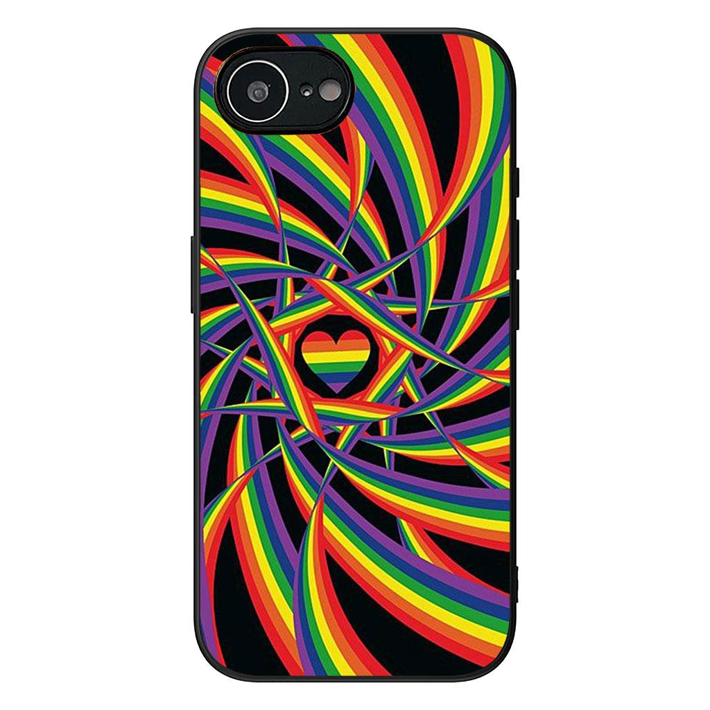 for Motorola Moto G54 G05 G24 G45 G55 G75 G85 G15 G57 G86 Power Edge 50 30 Ultra Fusion neo Pro Case love is love Rainbow LGBT