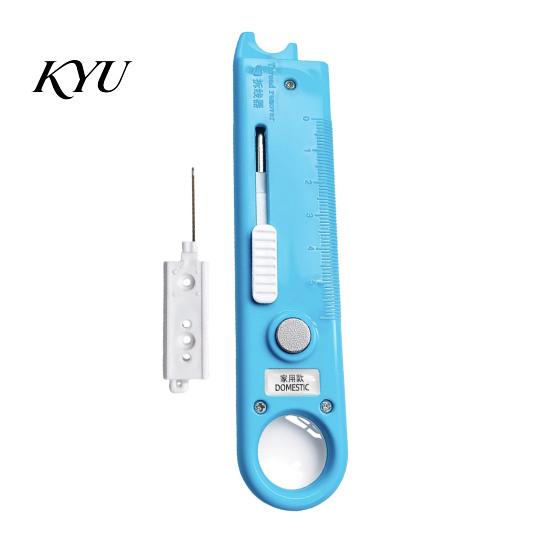 Portable Sewing Gadget 1/2Pcs 4-In-1 Threader Tool with Seam Remover, Magnifier & Multi-Function Scale, Magnetic Threading Device for Industrial Home,