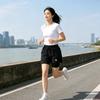 Peak Lightweight Comfortable Stretch Slim Fit Short Sleeve Multi-Functional Cooling Double-Layer Shorts Quick-Dry Outfit Women outfit 41136+03110