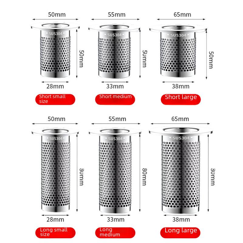 304 Stainless Steel Deodorizing Floor Drain Cover and Filter