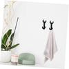 ABOOFAN 2pcs Wrench Coat Hanger Wall Hook Wrench Shape Iron Hanger Storage Hook Smooth Sturdy for Home Dec