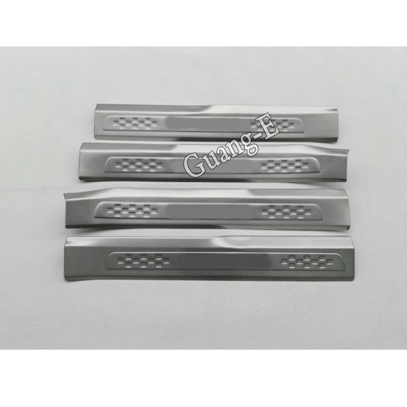 For VW Volkswagen Touran L 2016 2017 2018   Styling Cover Pedal Door Sill Scuff Plate Cover Inner Built Threshold Parts