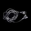 3M Eu Plug Extender Transparent Wire For Christmas Led String Light Garden Decor