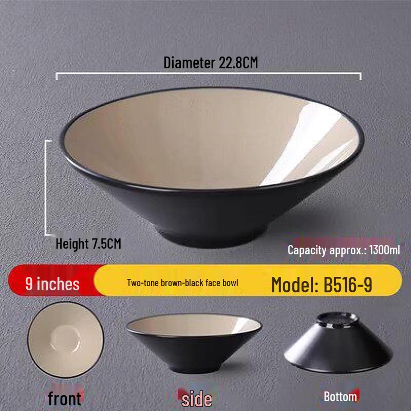 

A5 Melamine Commercial Noodle & Soup Bowl