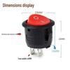 Two-Pin Rocker Switch for Electric Hot Pot and Children's Car