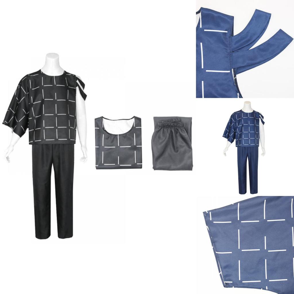 Blue And Black Jujutsu Kaisen Real Person Cos Costume Tokyo Metropolitan Cosplay Outfit