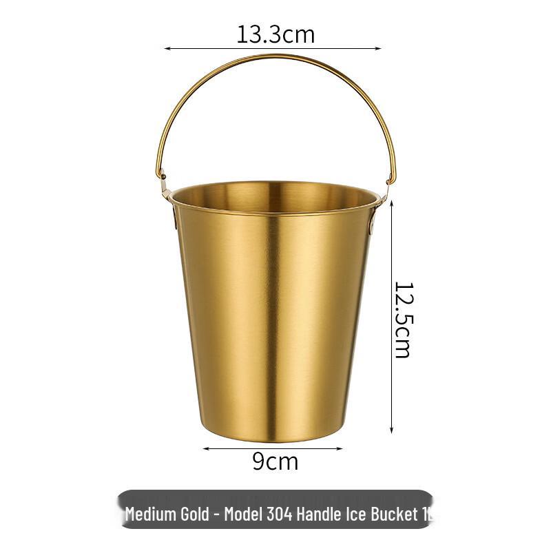 Stainless Steel Portable Ice & Snack Bucket