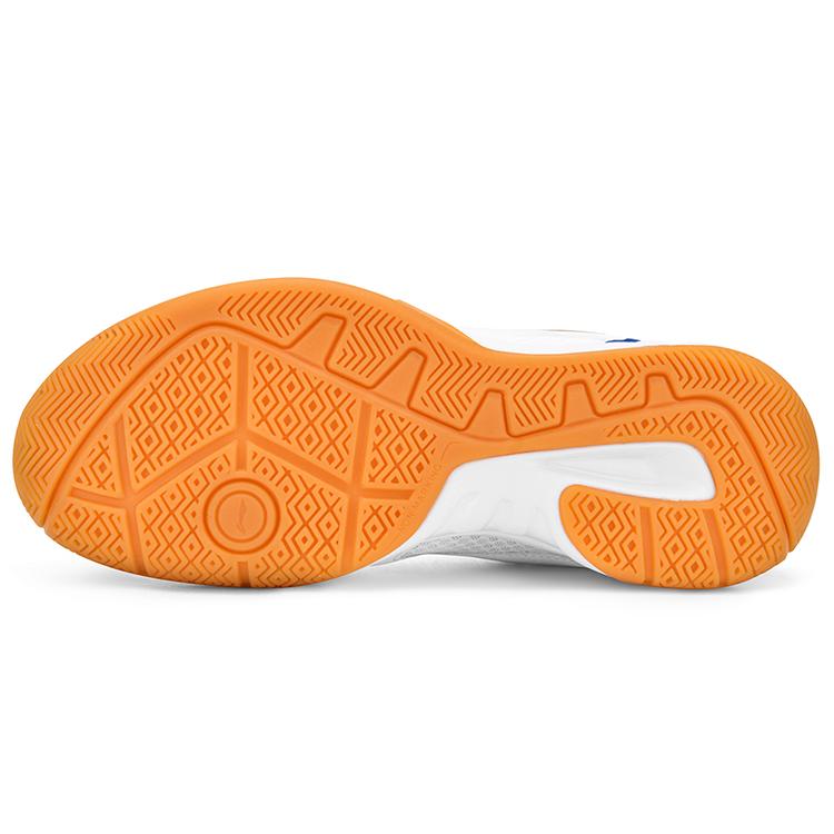 Li Ning The Flash 2.0 Cushioning Slip Resistant Low top Badminton Shoes Unisex White Blue AYTT023-2