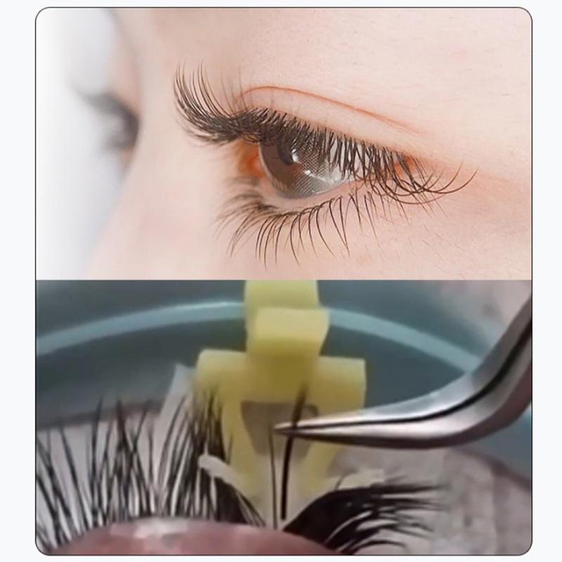 1 Pair Eyelash Separator For Eyelash Extension Efficient Aid Silicone Pads For Eyelash Grafting For Beginners Professional Tool