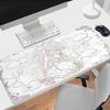 Anime Engel Meisje Muismat Xxl Antislip Gaming Bureau Mat Laptop Toetsenbord Lade Kantoor Pc Cartoon Gamer Zwart Wit Roze