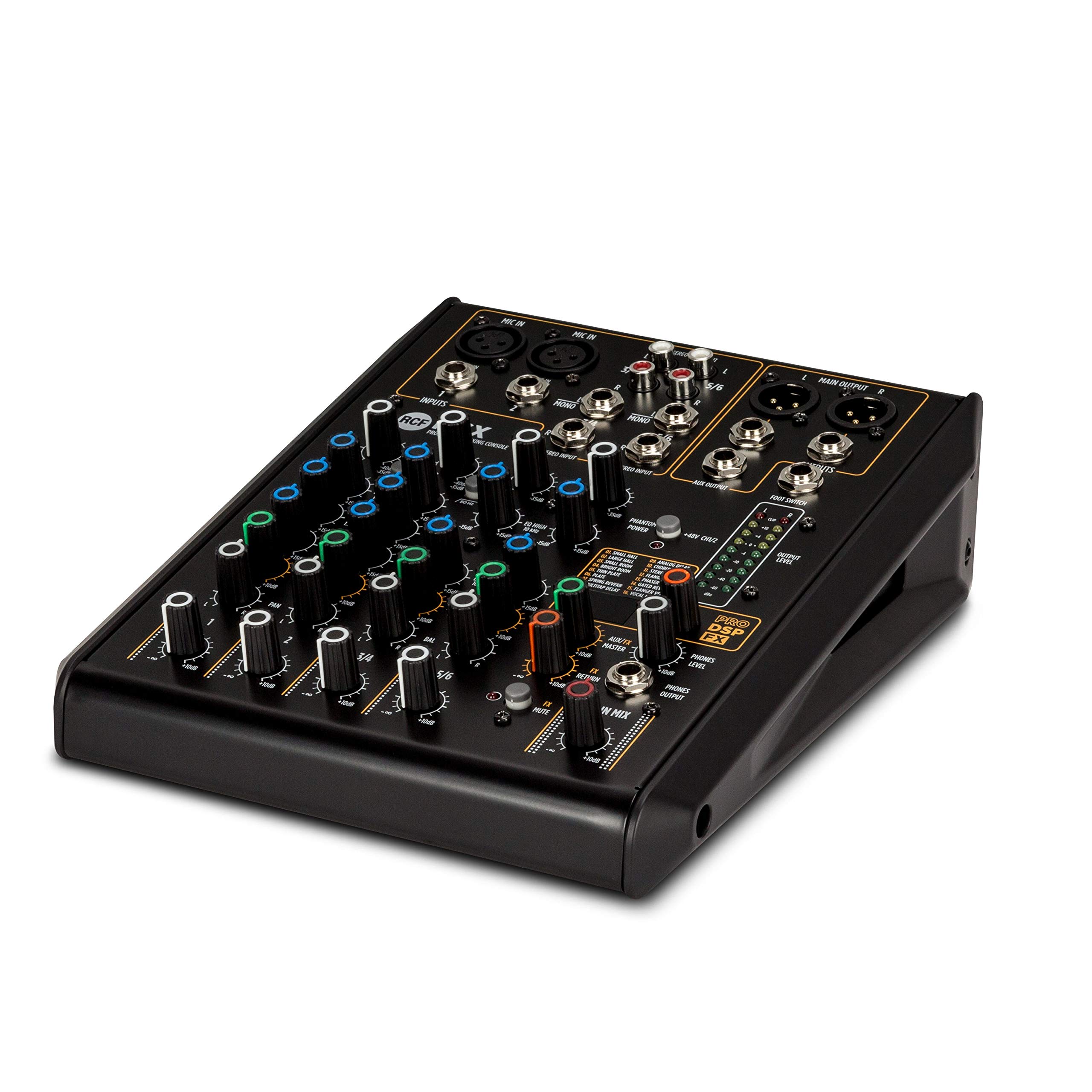 

RCF 6CH mixing console with effector F6X black built-in чорний