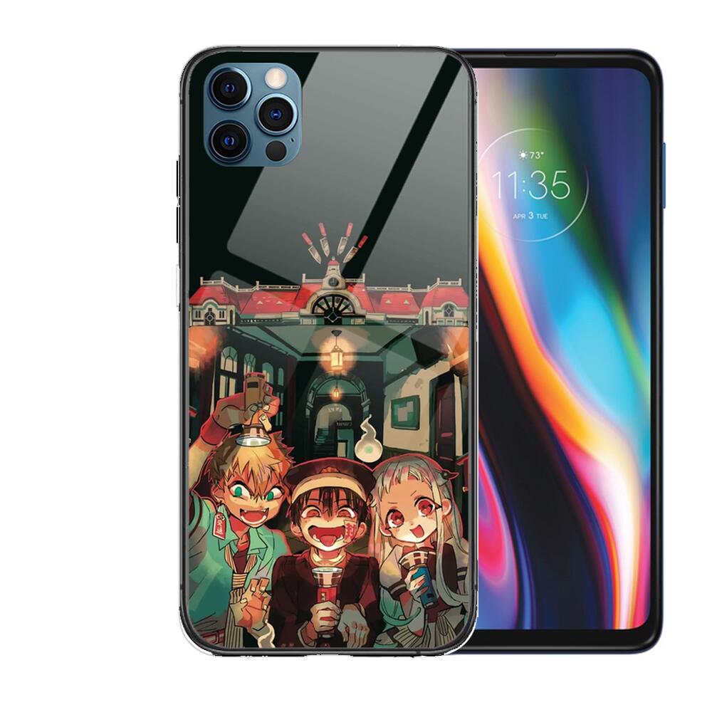 Toilet-bound Hanako-Kun Anime Glas Hülle Für iphone 13 12 11 Pro Max 12Pro XS Max XR X 7 8 Plus SE 2020 mini Hülle Gehärtete Rückseite
