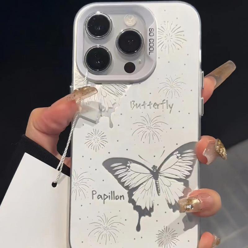 Firework Butterfly Suitable for 14pro Apple 16 Mobile Phone Case Iphone15promax Cool 13 Girl 12 Sex