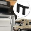 No Tools Required Door Stop for RVs Campers Fridge Easy Installation for Reliable Performances Plastic Construction