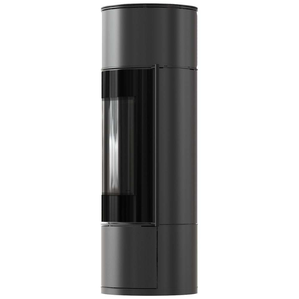 Wood Burning Stove KRATKI AMBLER Ø 150 7 kW Black Thermotec