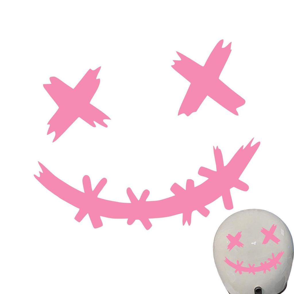 Smile Face Car Sticker - Car Decorative Smile Face Decal Waterproof, Funny Smile Car