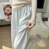 Damen Frühling Herbst Y2K Kleidung Dicker Strick Hohe Taille Baggy Casual Hosen Hosen Für Frauen Jogginghose