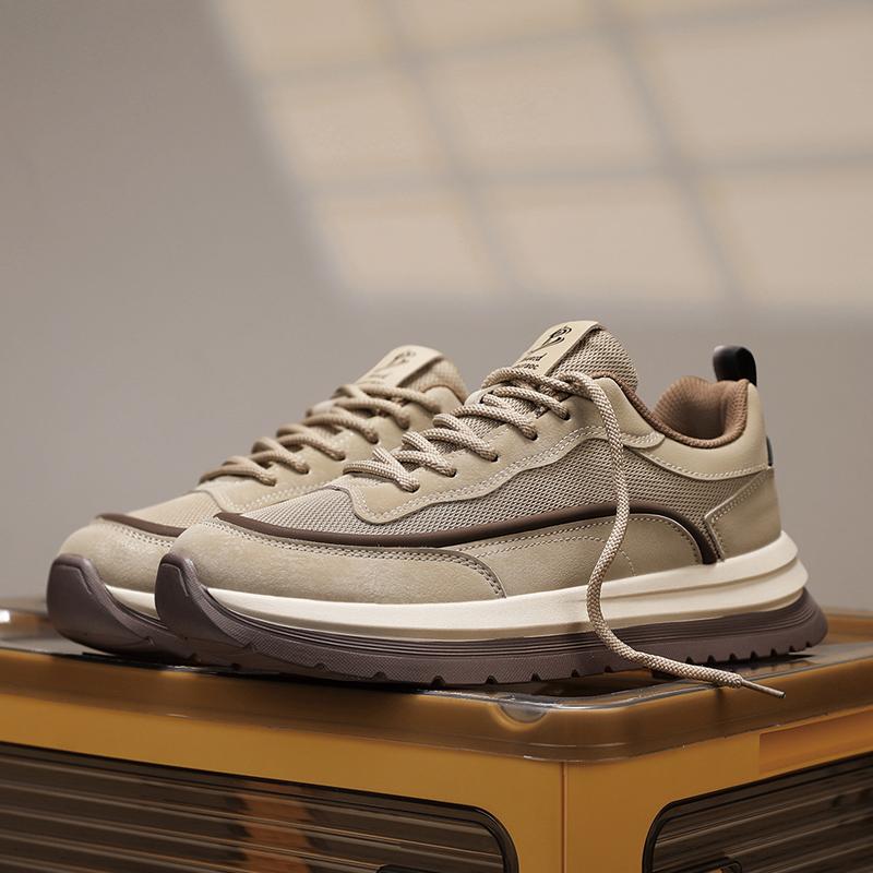Fashion Anti Slip Sports Male Sneakers Breathable Treking Footwear Versatile Travel Trainers Walking Shoes Leisure Walk Men Casual Shoes