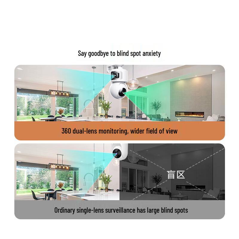 360 P500 Dual 5MP Smart Home Security Camera (CN version)